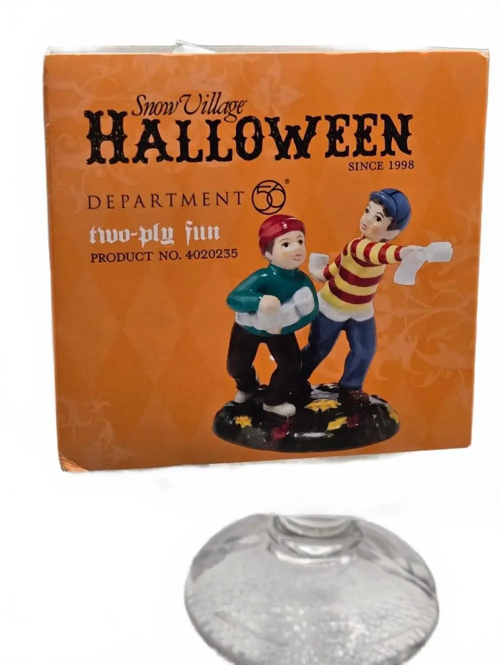 Dept 56 Halloween Snow Village Two-Ply Fun Figurine #4020235 MIB Hallmark